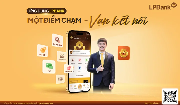 LPBank ra mắt phiên bản ứng dụng ngân hàng số mới