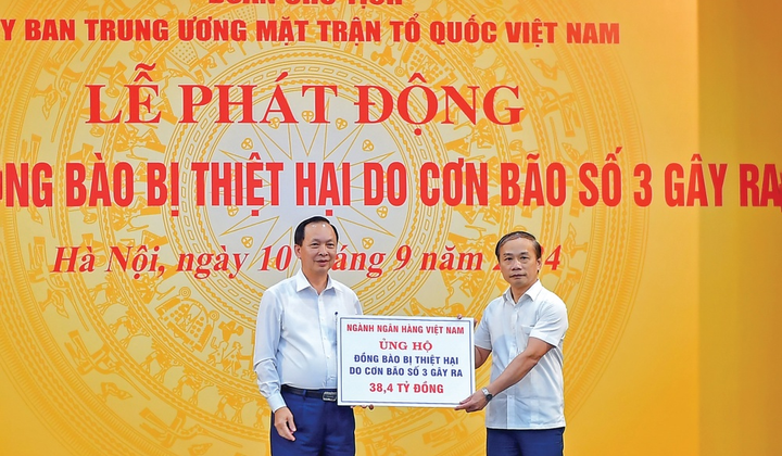 Ngân hàng chung tay khắc phục hậu quả bão số 3