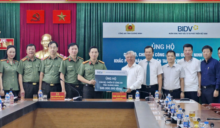 BIDV dành 20 tỷ đồng hỗ trợ khắc phục hậu quả cơn bão số 3