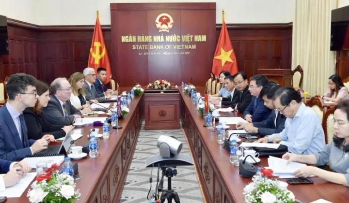 Phó Thống đốc Phạm Thanh Hà tiếp Thị trưởng Khu Tài chính London