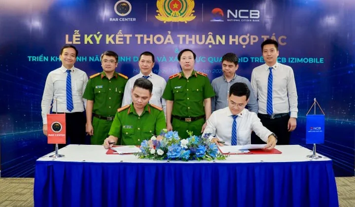 NCB hợp tác Trung tâm RAR mở tài khoản, xác thực thông tin qua VNeID