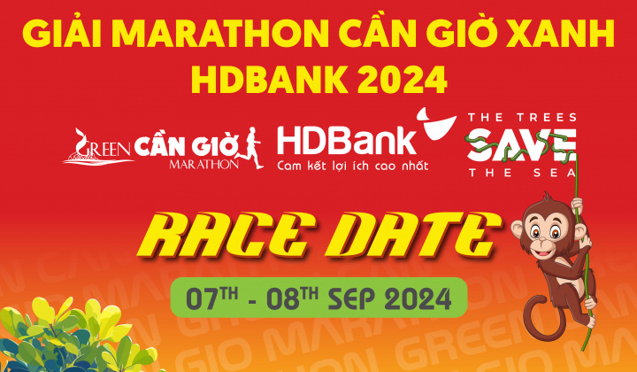 HDBank tài trợ giải chạy Green Cần Giờ Marathon HDBank 2024