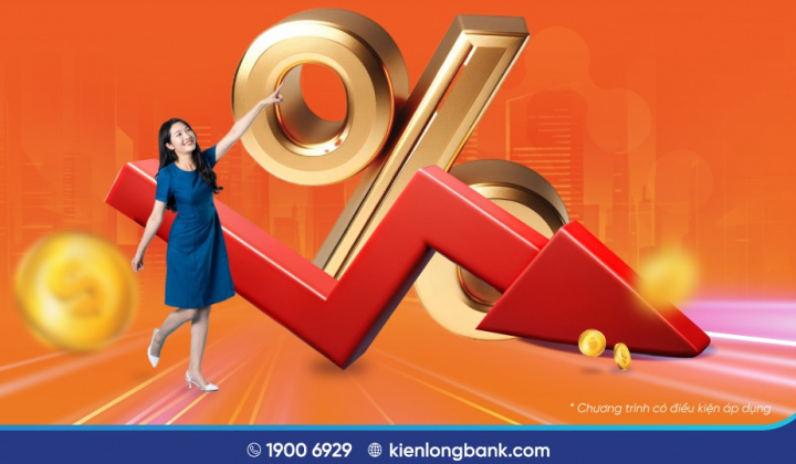 KienlongBank giảm lãi suất cho vay về dưới 6%/năm hỗ trợ khách hàng