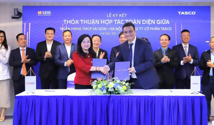 SHB và Tasco ký kết thỏa thuận hợp tác toàn diện