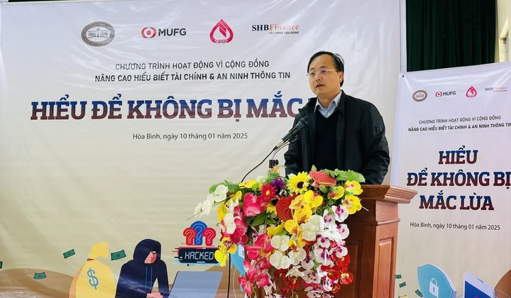Chương trình giáo dục tài chính “Hiểu để không bị mắc lừa”.