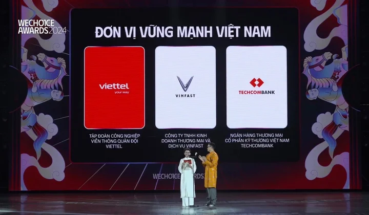 Techcombank được vinh danh “Đơn vị vững mạnh” tại Wechoice Awards 2024