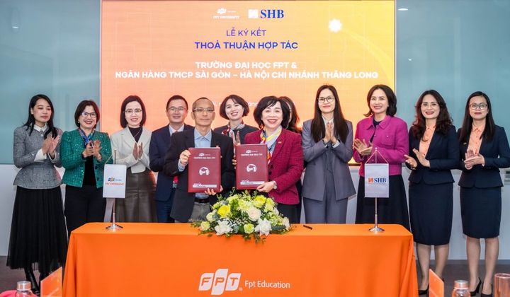 SHB ký kết hợp tác với Trường Đại học FPT
