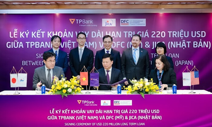 TPBank nhận khoản vay 220 triệu USD từ DFC và JICA