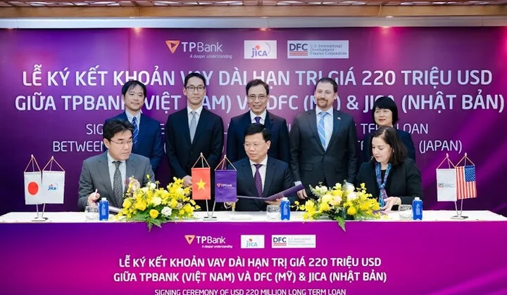 TPBank nhận khoản vay 220 triệu USD từ DFC và JICA