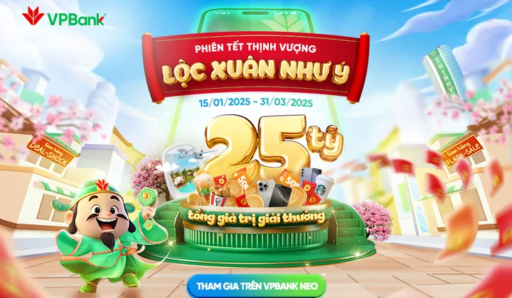VPBank dành 25 tỷ đồng tặng quà cho khách hàng dịp Tết 2025