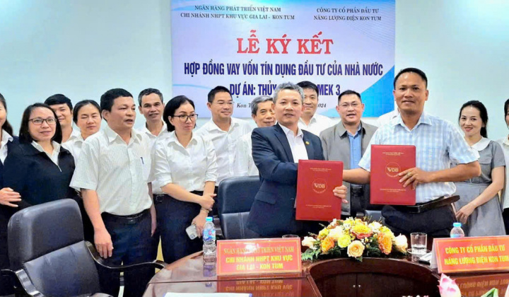 VDB tài trợ vốn cho dự án thủy điện Đăk Mek 3 và dự án Đề Dính Máo