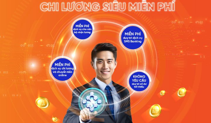 KienlongBank miễn phí cho khách hàng mở tài khoản chi lương