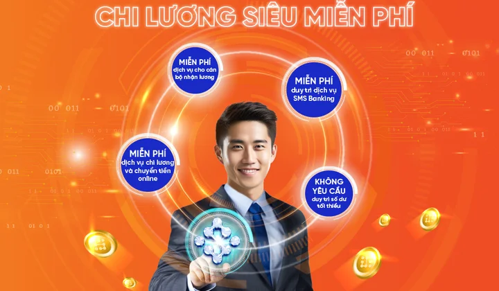 KienlongBank miễn phí cho khách hàng mở tài khoản chi lương