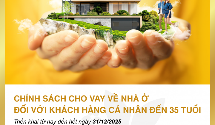 Bac A Bank tung ưu đãi vay mua nhà dành cho khách hàng trẻ