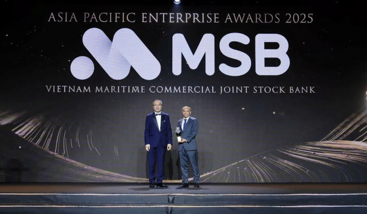 MSB giành cú đúp giải thưởng tại APEA 2025