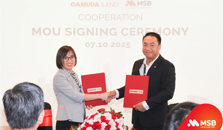 MSB hợp tác Gamuda Land triển khai giải pháp vay mua nhà linh hoạt