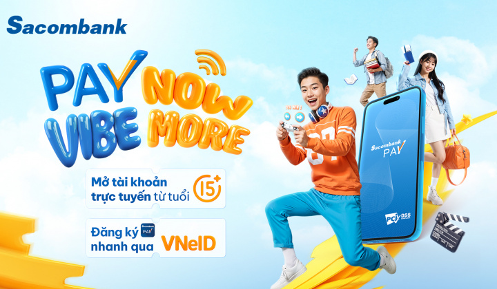 Sacombank mở rộng tài chính số cho giới trẻ trên Sacombank Pay