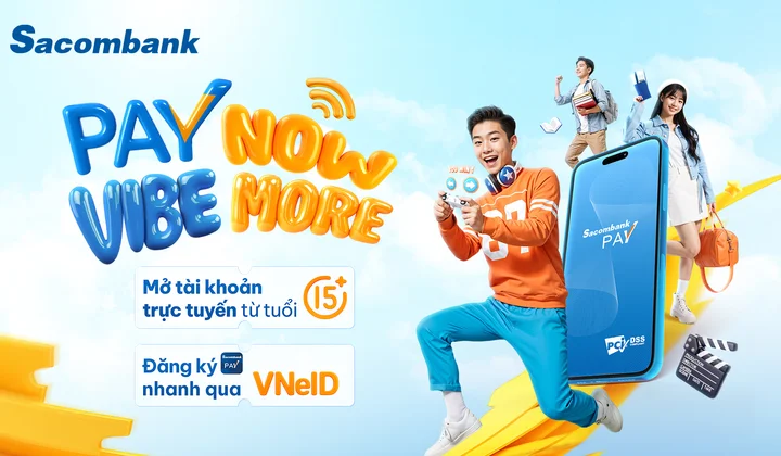 Sacombank mở rộng tài chính số cho giới trẻ trên Sacombank Pay