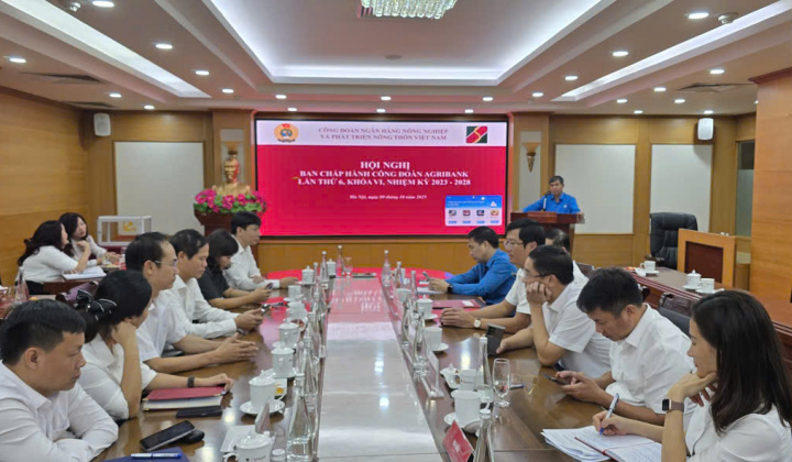 Hội nghị Ban Chấp hành Công đoàn Agribank lần thứ 6, khóa VI, nhiệm kỳ 2023-2028