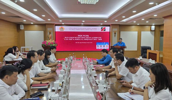 Hội nghị Ban Chấp hành Công đoàn Agribank lần thứ 6, khóa VI, nhiệm kỳ 2023-2028