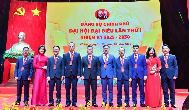 Tinh thần trách nhiệm, bản lĩnh và trí tuệ Vietcombank tại Đại hội đại biểu Đảng bộ Chính phủ lần thứ I, nhiệm kỳ 2025-2030