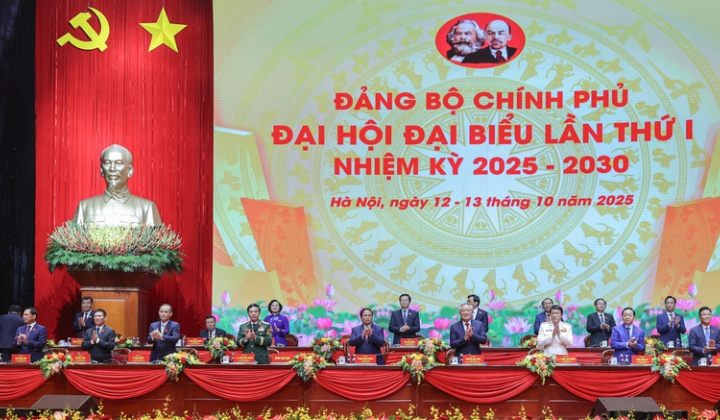 Khai mạc Đại hội đại biểu Đảng bộ Chính phủ lần thứ I