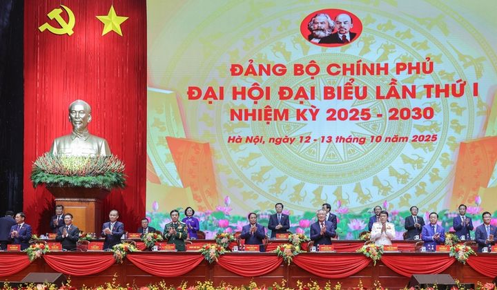 Khai mạc Đại hội đại biểu Đảng bộ Chính phủ lần thứ I