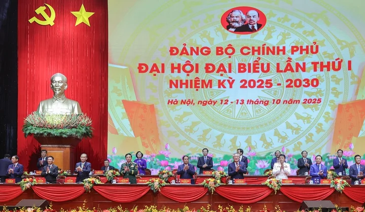 Khai mạc Đại hội đại biểu Đảng bộ Chính phủ lần thứ I