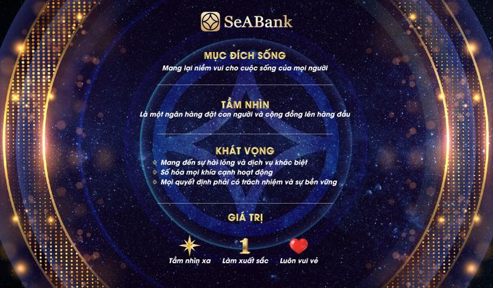 SeABank công bố khung chiến lược về tầm nhìn và giá trị cốt lõi