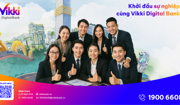 Ngân hàng số Vikki tuyển dụng cuối năm 2025