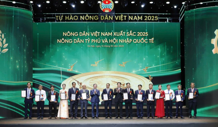 Agribank đồng hành cùng Lễ tôn vinh - Trao danh hiệu Nông dân Việt Nam xuất sắc và Nhà khoa học của Nhà nông năm 2025