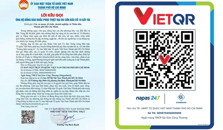 SaiGonBank phát động hỗ trợ đồng bào vùng bão lũ vượt qua khó khăn