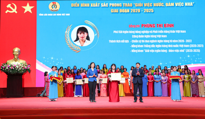 Tôn vinh những đóng góp to lớn của nữ đoàn viên công đoàn, người lao động