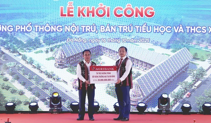 Agribank chung tay xây dựng các trường nội trú tại Đà Nẵng