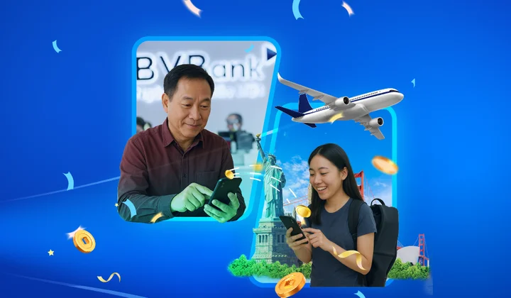 Đến BVBank chuyển tiền du học không mất phí – cơ hội trúng quà như ý