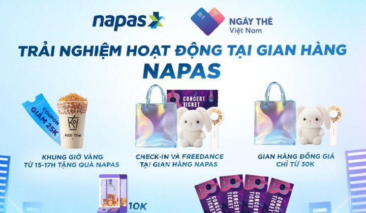 NAPAS mang hệ sinh thái thanh toán hiện đại đến Sóng Festival