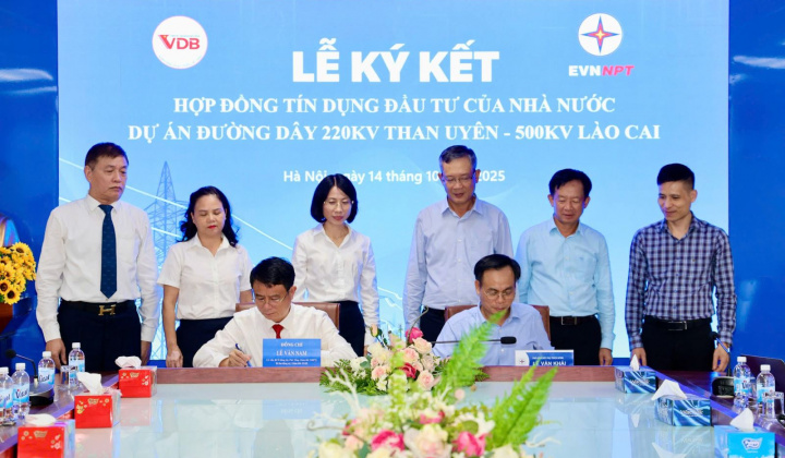 VDB tài trợ 715 tỷ đồng xây dựng đường dây 220 kV Than Uyên - Lào Cai
