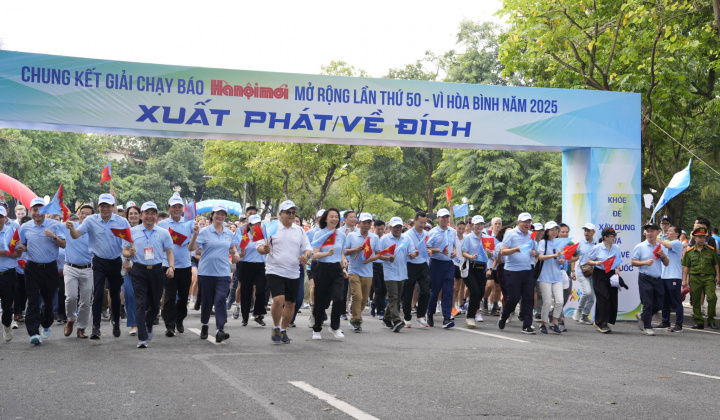 Agribank đồng hành cùng giải chạy vì hòa bình lần thứ 50