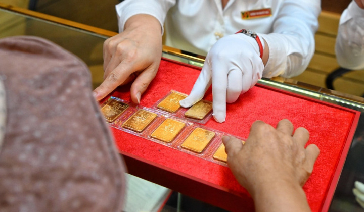 Ngân hàng đầu tiên ra mắt thương hiệu vàng miếng