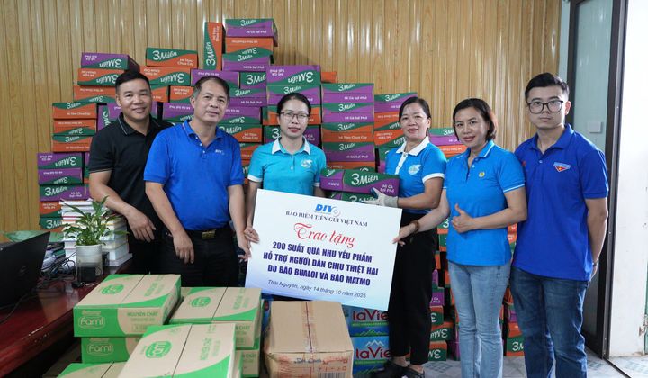 DIV chung tay hỗ trợ người dân khắc phục hậu quả mưa lũ