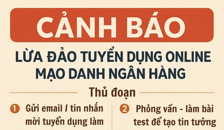 Công an Hà Nội cảnh báo khẩn liên quan đến mạo danh ngân hàng