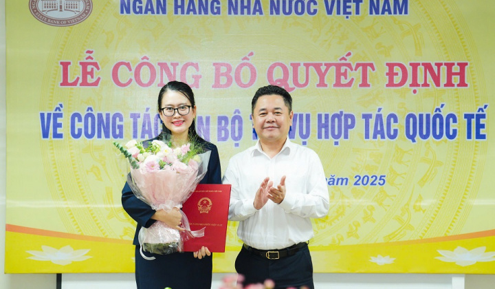 Ngân hàng Nhà nước Việt Nam bổ nhiệm lãnh đạo Vụ Hợp tác quốc tế