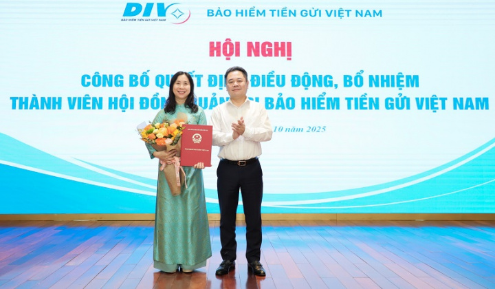 Bổ nhiệm Thành viên Hội đồng Quản trị Bảo hiểm Tiền gửi Việt Nam