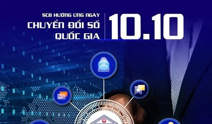 SCB hưởng ứng ngày chuyển đổi số Quốc gia 10/10