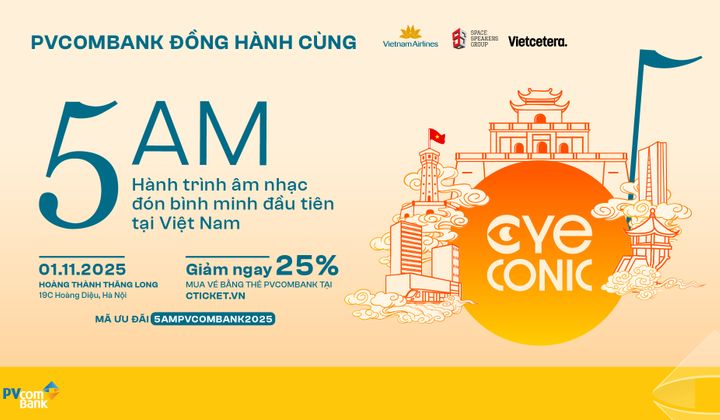 PVcomBank đồng hành cùng 5AM “đánh thức giác quan” giữa lòng di sản