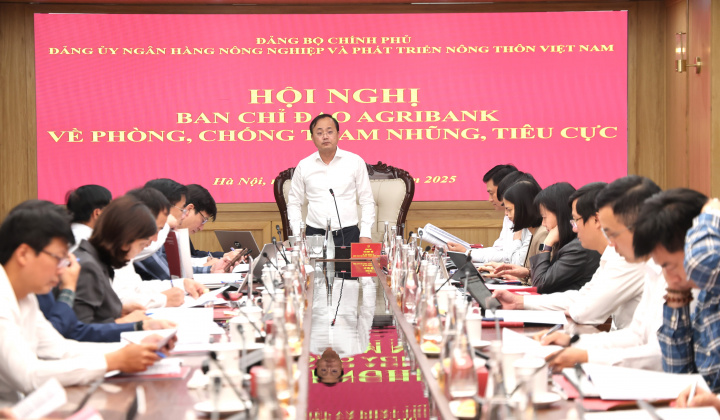 Đảng ủy Agribank triển khai Hội nghị Ban chỉ đạo Agribank về phòng chống tham nhũng, lãng phí, tiêu cực
