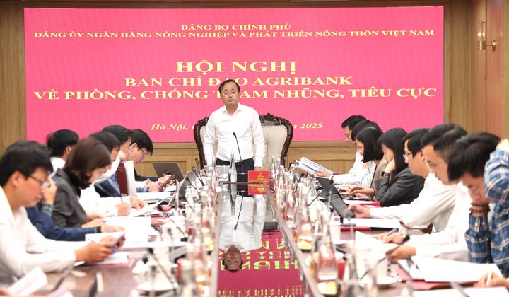 Đảng ủy Agribank triển khai Hội nghị Ban chỉ đạo Agribank về phòng chống tham nhũng, lãng phí, tiêu cực