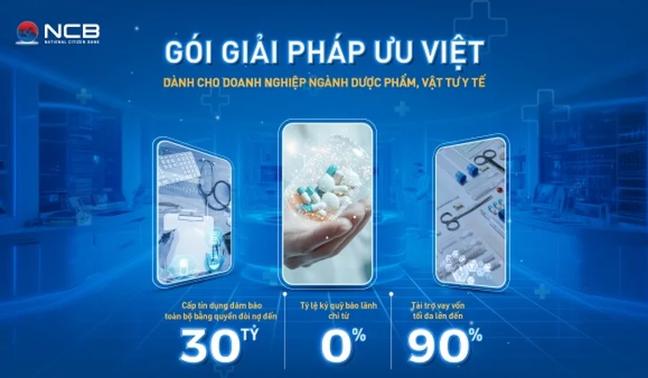 NCB hỗ trợ vốn cho doanh nghiệp dược phẩm và vật tư y tế