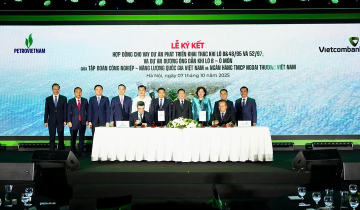 Vietcombank và Petrovietnam ký hợp đồng tín dụng hơn 1 tỷ USD cho Chuỗi dự án Lô B - Ô Môn