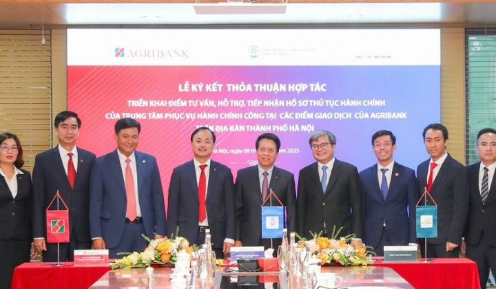 Agribank ký thoả thuận hợp tác, tiên phong đưa dịch vụ công đến gần người dân